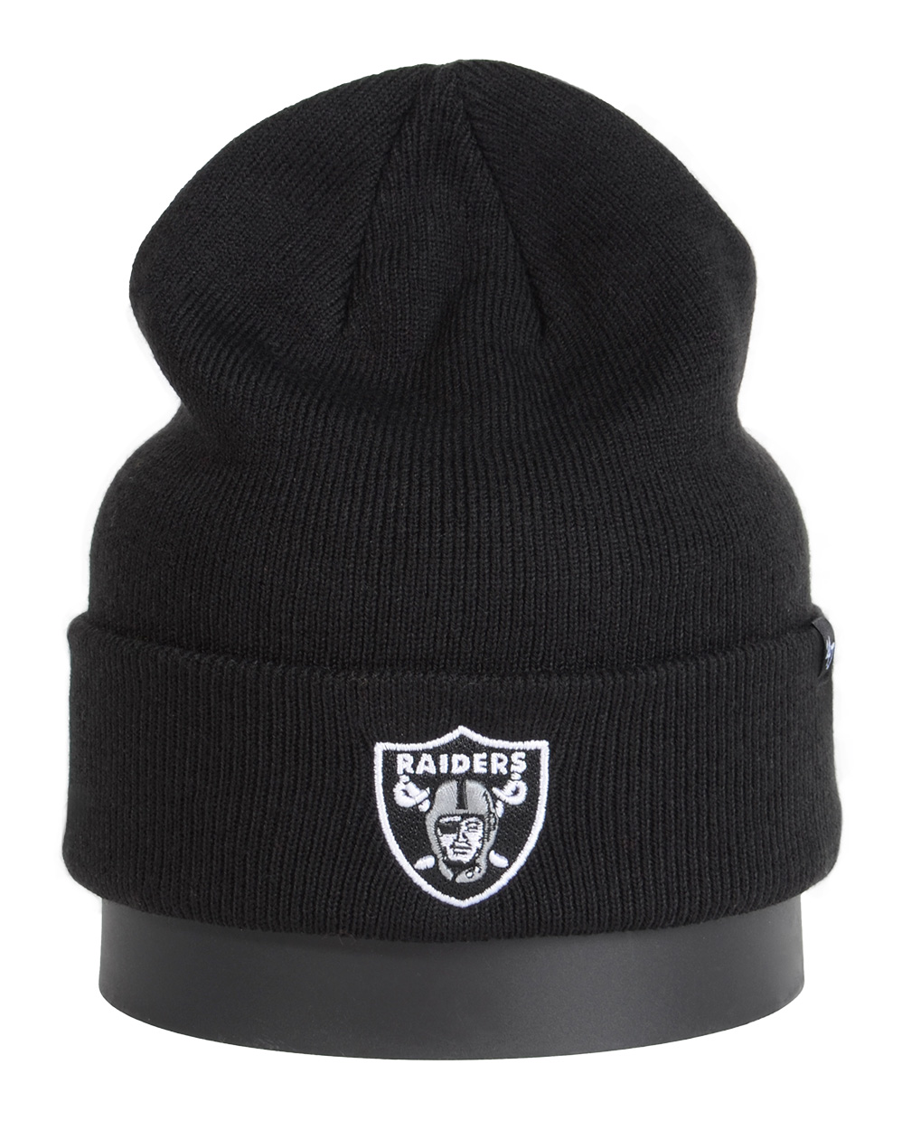 Шапка с подворотом '47 Brand NFL Las Vegas Raiders Black Grey отзывы