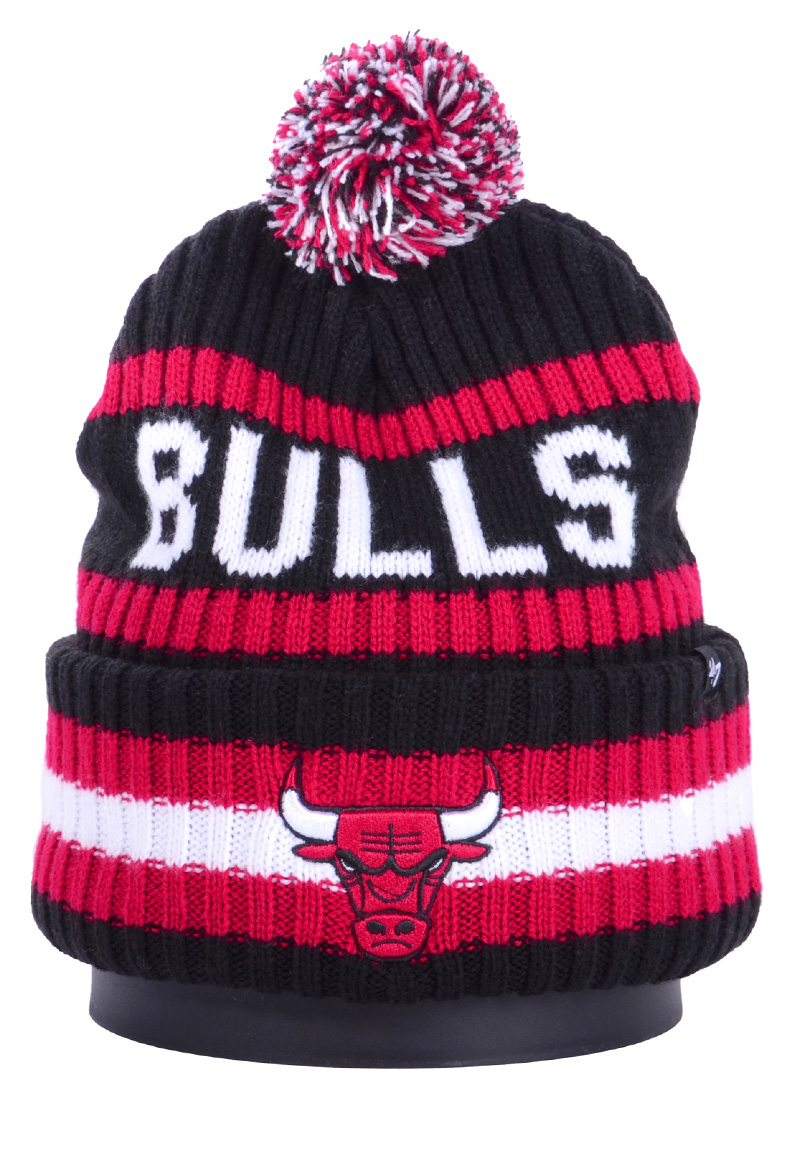 Шапка с помпоном на флисе '47 Brand NBA Chicago Bulls Black отзывы