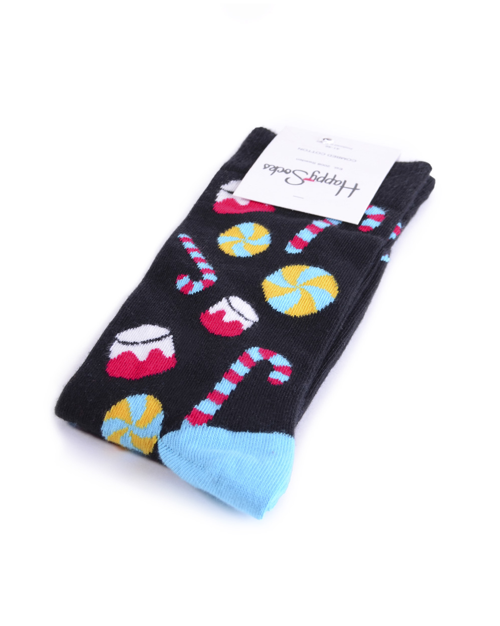 Носки мужские Happy Socks Combed Cotton Circus Black отзывы