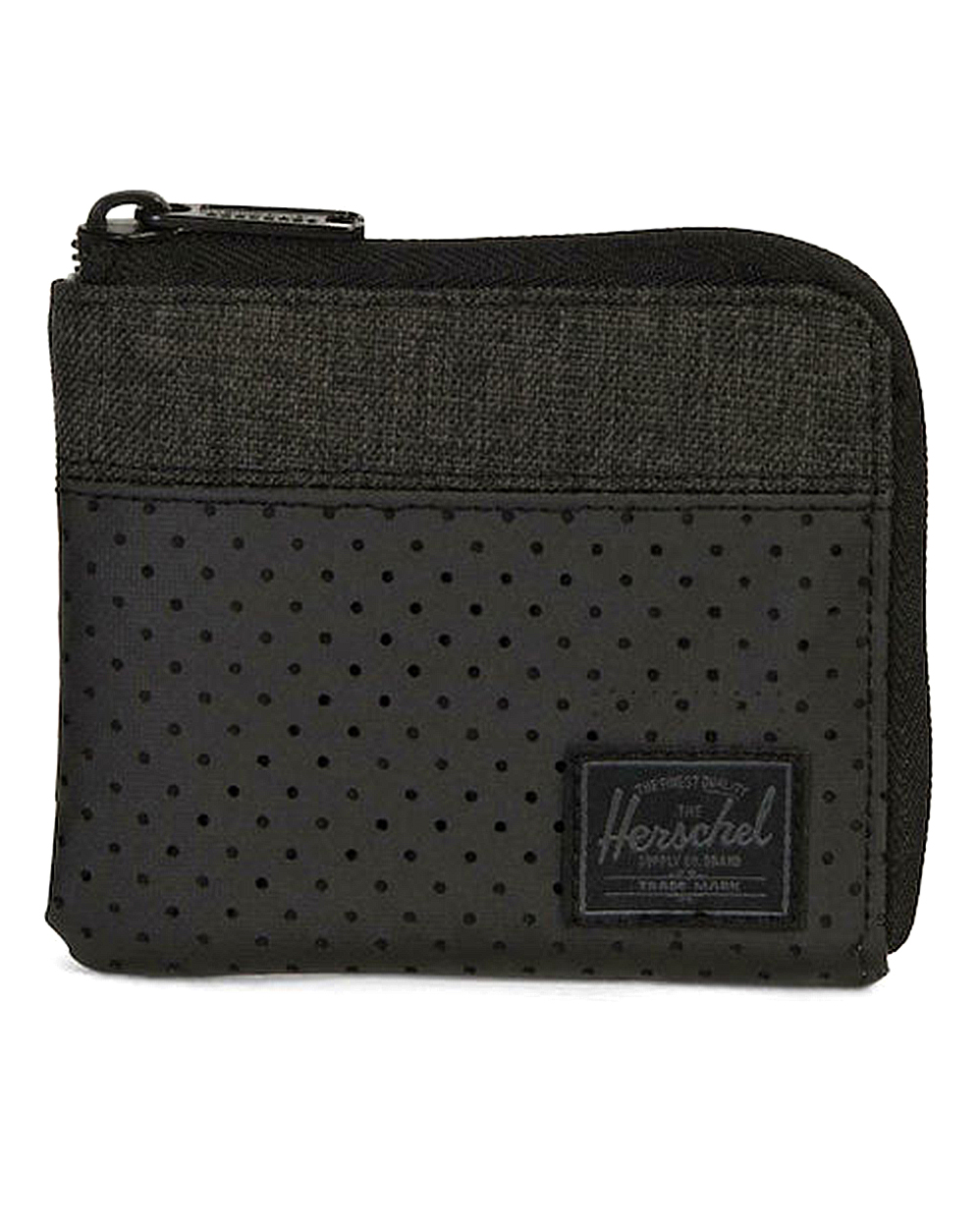 Кошелек на молнии и слотом для карт Herschel Johnny Aspect Black X Black отзывы