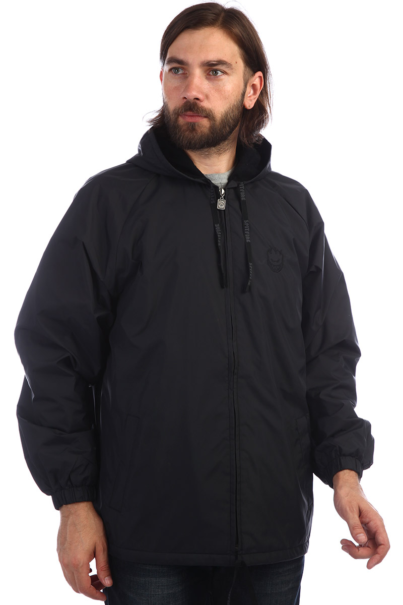 Ветровка мужская водоотталкивающая Spitfire Loco Windbreaker Black отзывы