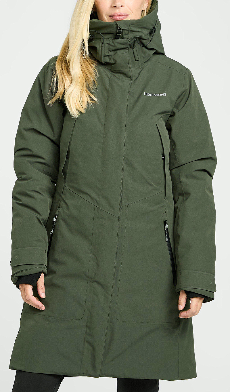 Парка женская Didriksons Antje Deep Green отзывы