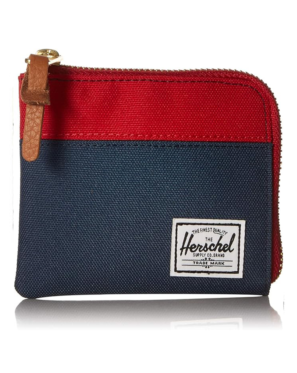 Кошелек на молнии и слотом для карт Herschel Johnny NAVY RED отзывы