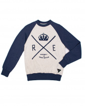 Толстовка свитшот мужская Realm & Empire Great Britain Blue Grey