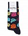 Носки мужские Happy Socks Combed Cotton Flower Navy отзывы