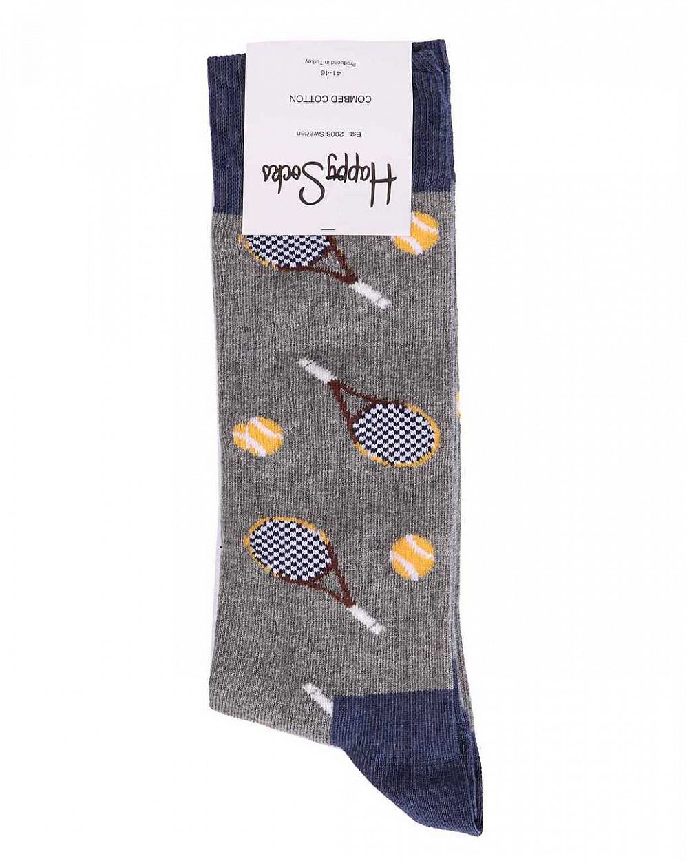 Носки мужские Happy Socks Tennis Grey отзывы