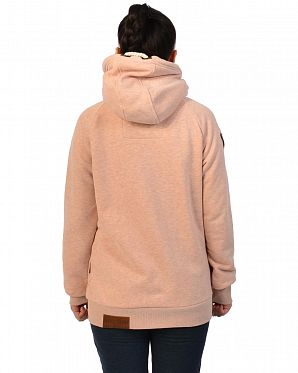 Толстовка женская на молнии с капюшоном Naketano Brazzo Pastel Pink