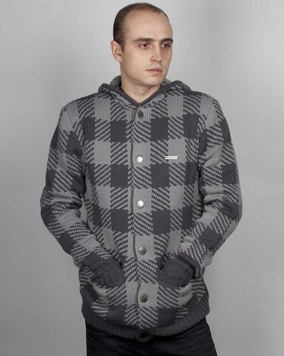 купить Толстовка Makia Stevedore Hoodie Knit Dark Grey Light Grey в Москве купить Толстовка Makia Stevedore Hoodie Knit Dark Grey Light Grey в Москве