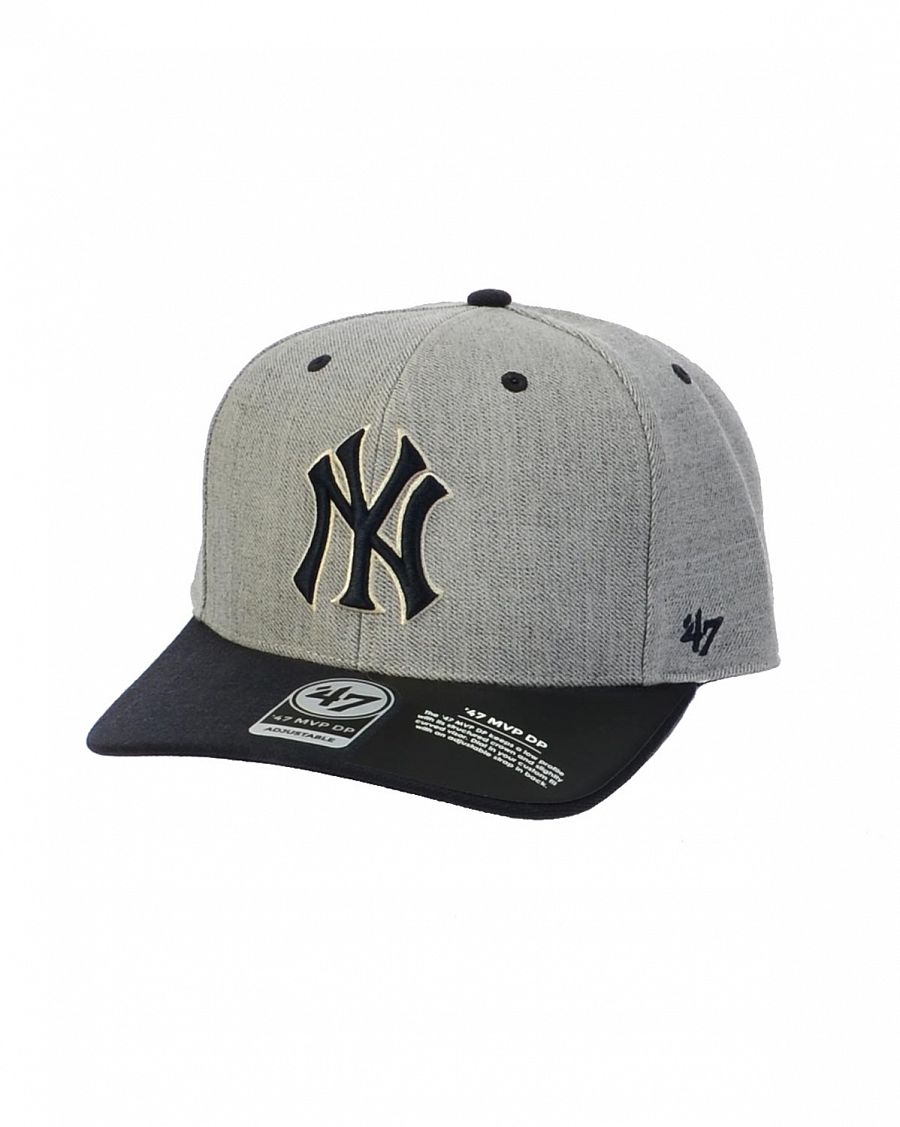 Бейсболка с прямым козырьком '47 Brand STORM CLOUD TT MVP DP New York Yankees Charcoal отзывы