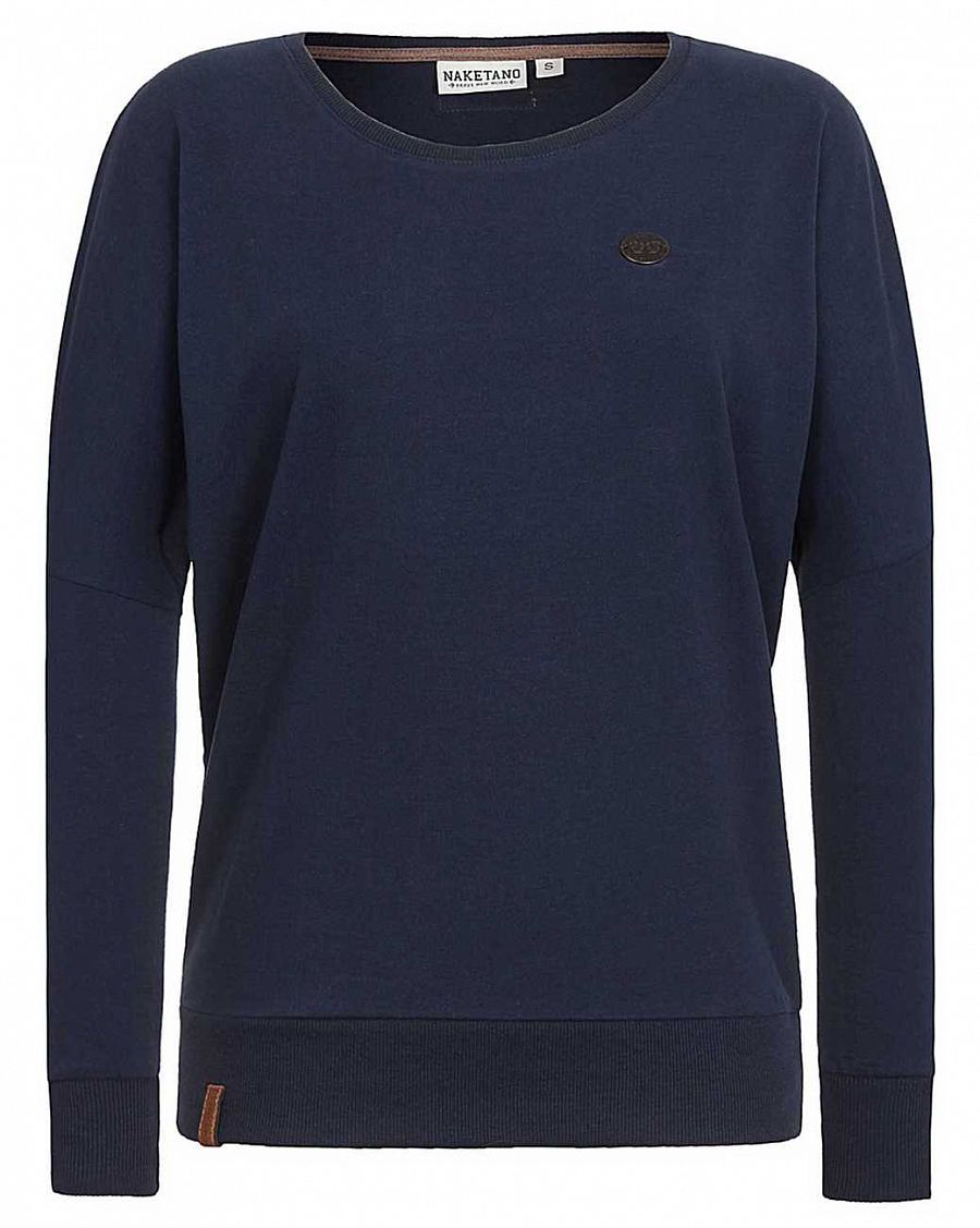Толстовка легкая женская свитшот Naketano Analbella Dark Blue отзывы