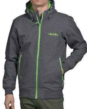 Ветровка водоотталкивающая на флисе Iriedaily Sober Anthra