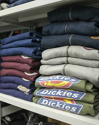 Толстовка свитшот на флисе Dickies 1922 Dark Grey