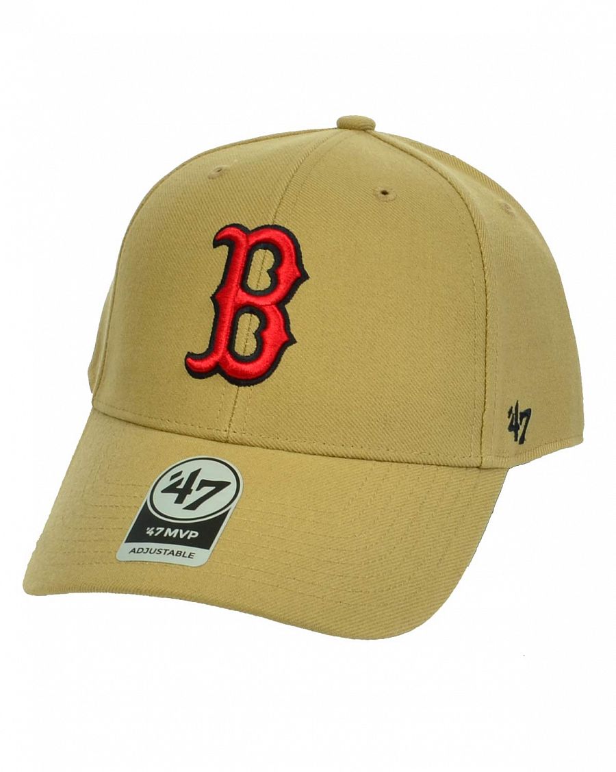 Бейсболка классическая с изогнутым козырьком '47 Brand MVP Boston Red Sox KH Khaki отзывы