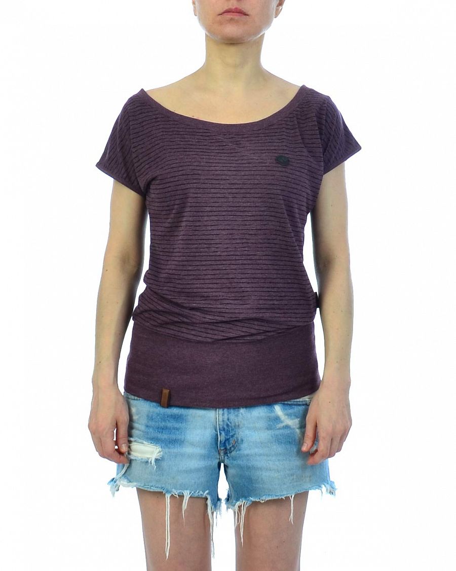 Футболка женская летняя на широкой резинке Naketano Wolle Dizzy VIII Bordeaux Melange отзывы Футболка женская летняя на широкой резинке Naketano Wolle Dizzy VIII Bordeaux Melange отзывы