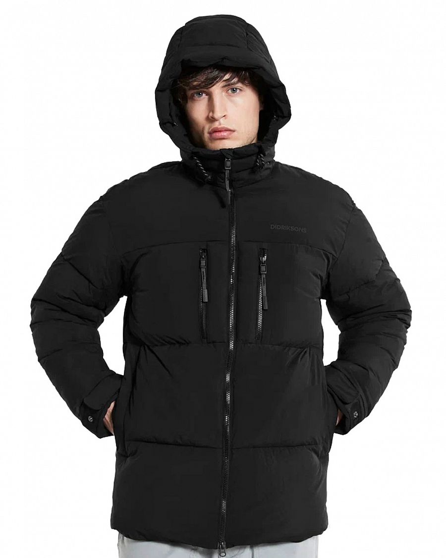 Куртка мужская зимняя водонепроницаемая Didriksons Hilmer Black отзывы