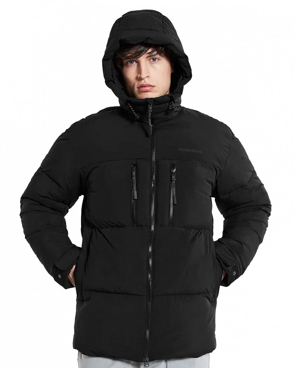Куртка мужская зимняя водонепроницаемая Didriksons Hilmer Black отзывы