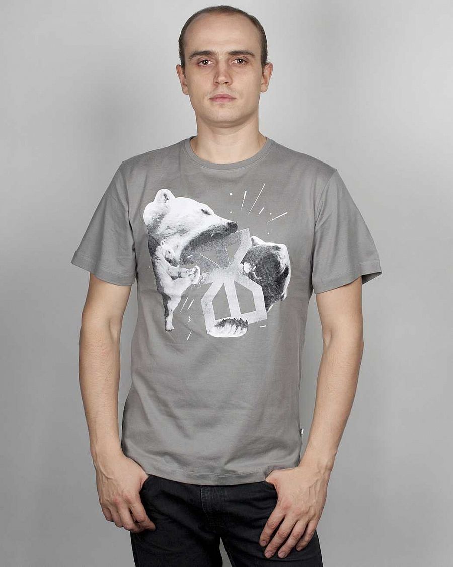 купить Футболка Makia Kick It T-shirt Grey в Москве купить Футболка Makia Kick It T-shirt Grey в Москве