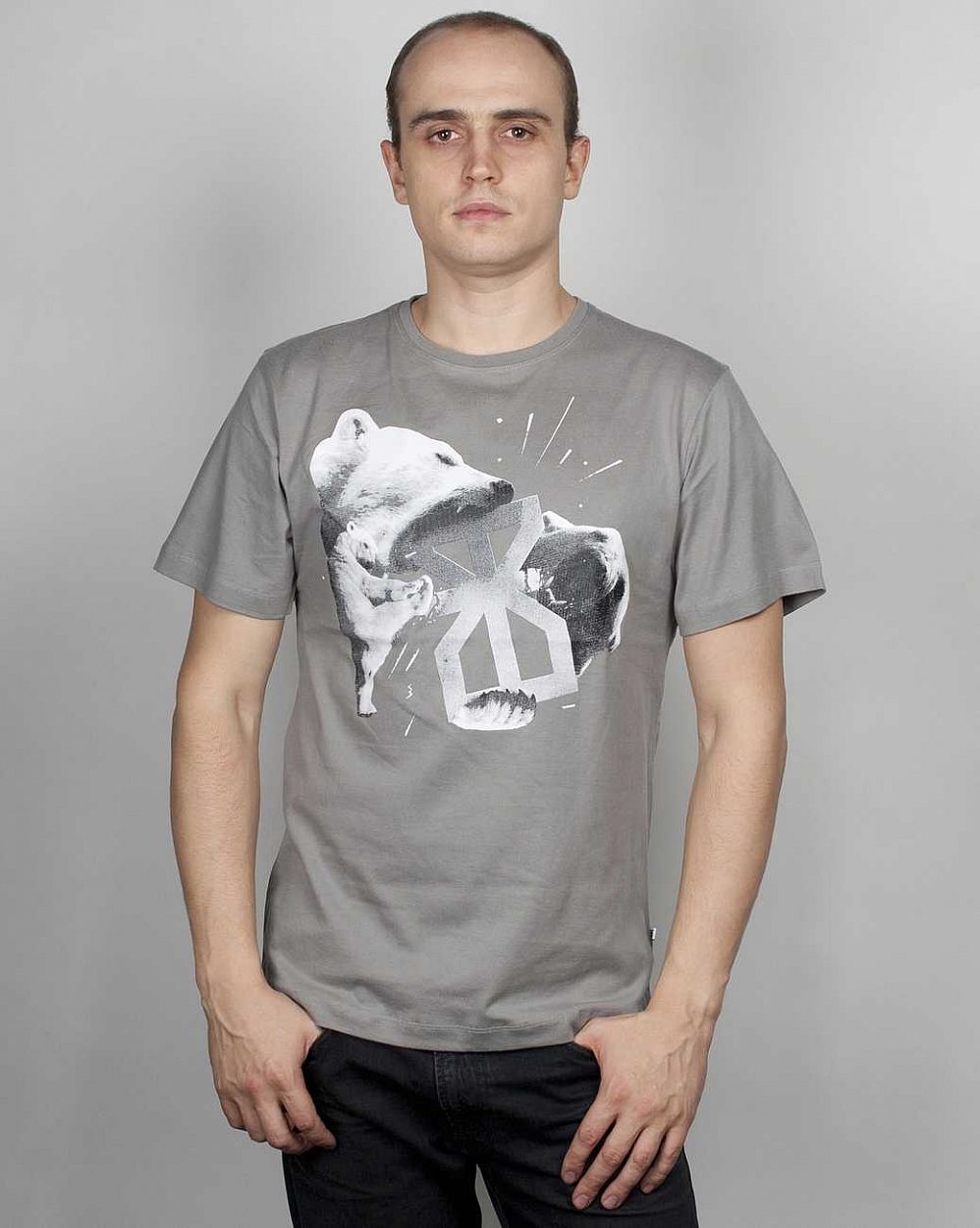 купить Футболка Makia Kick It T-shirt Grey в Москве купить Футболка Makia Kick It T-shirt Grey в Москве