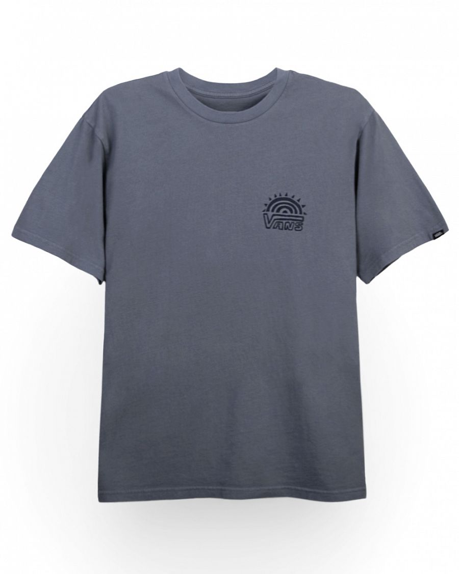 Футболка Vans Sun And Palm Be Like Grey Blue отзывы