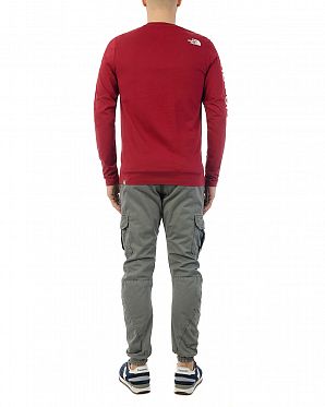 Футболка с длинным рукавом The North Face Dome Sleeve Print Cardinal Футболка с длинным рукавом The North Face Dome Sleeve Print Cardinal