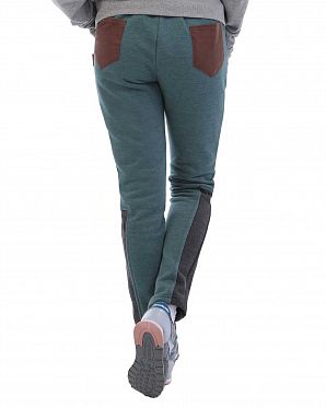 Джоггеры женские Naketano Two Ton Pocket Double Ton Green Dark Dark Grey Джоггеры женские Naketano Two Ton Pocket Double Ton Green Dark Dark Grey
