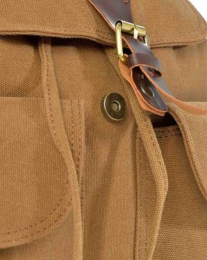 Рюкзак водостойкий из толстой джинсы Kaukko Korea FJ17 Brown