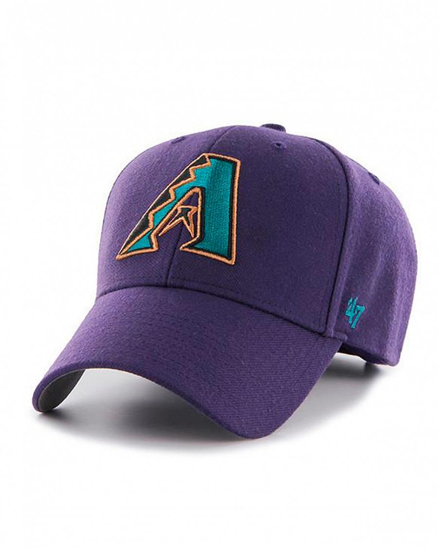 Бейсболка классическая с изогнутым козырьком '47 Brand MVP COOPERSTOWN Arizona Diamondbacks Purple отзывы