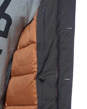 Пуховик мужской зимний водоотталкивающий Elvine Corby Dark Brown