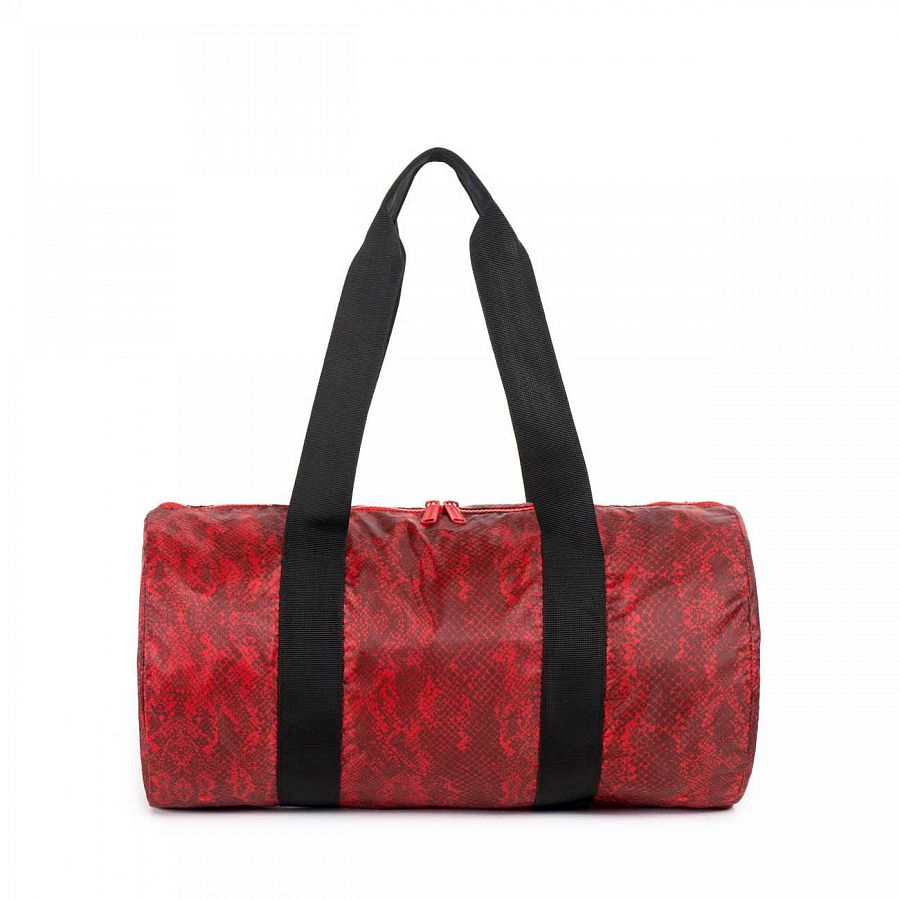 Сумка складная Herschel Packable Duffle Bag Red Snake отзывы