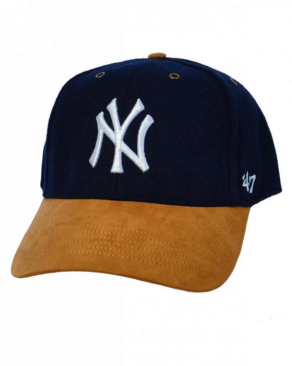 Бейсболка классическая с изогнутым козырьком шерсть '47 Brand WILLOWBROOK New York Yankees Navy отзывы