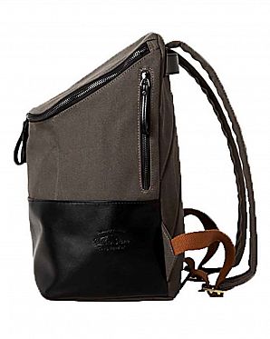 Рюкзак тканевый с кожаным дном YellowStone Hippo Bag Grey Рюкзак тканевый с кожаным дном YellowStone Hippo Bag Grey