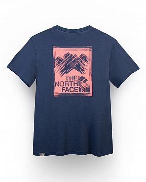 Футболка мужская The North Face Red Box NAVY Pink Футболка мужская The North Face Red Box NAVY Pink