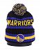 Шапка с помпоном на флисе '47 Brand NBA Golden State Warriors Black Yellow отзывы