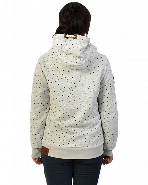 Толстовка женская с капюшоном Naketano Put the D on me II Amazing Grey Mel Толстовка женская с капюшоном Naketano Put the D on me II Amazing Grey Mel