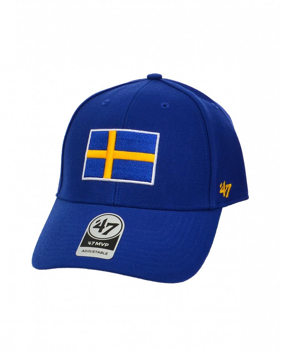 Бейсболка классическая с изогнутым козырьком '47 Brand MVP Sweden Royal отзывы