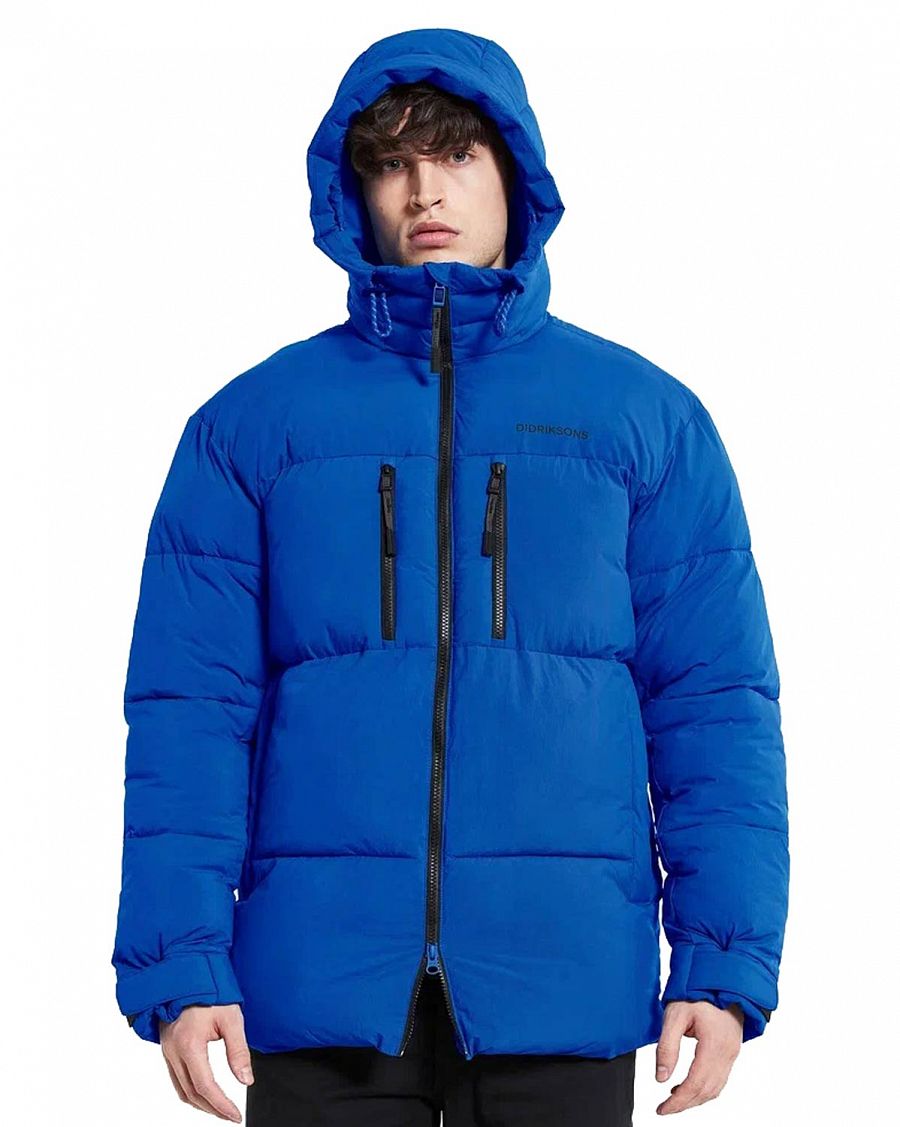 Куртка мужская зимняя водонепроницаемая Didriksons Hilmer Blue отзывы