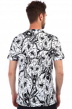 Футболка мужская Rum Knuckles Wolf White Футболка мужская Rum Knuckles Wolf White