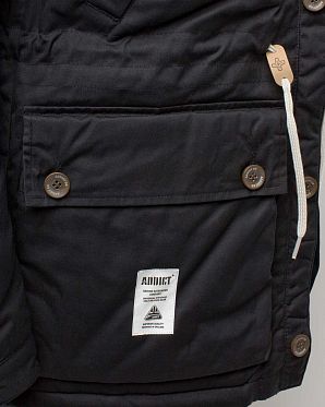 Парка мужская зимняя Addict Expedition Black Парка мужская зимняя Addict Expedition Black