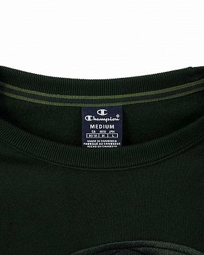 Толстовка свитшот Champion Authentic American GS512 Green Толстовка свитшот Champion Authentic American GS512 Green
