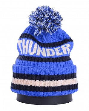 Шапка с помпоном на флисе '47 Brand NBA Oklahoma City Tunder Blue Шапка с помпоном на флисе '47 Brand NBA Oklahoma City Tunder Blue