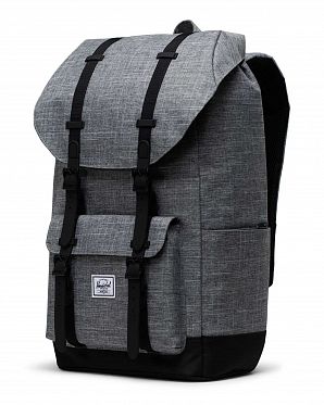 Рюкзак для 15 ноутбука Herschel Little America 10972 RAVEN CROSSHATCH