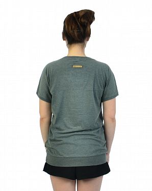Футболка женская удлиненная Naketano Naketano Kelle inne Fresse II Heritage Dark Ash Melange Футболка женская удлиненная Naketano Naketano Kelle inne Fresse II Heritage Dark Ash Melange