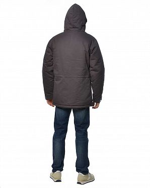 Парка мужская водоотталкивающая зимняя Iriedaily Goerlitzer Anthracite