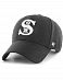 Бейсболка классическая с изогнутым козырьком '47 Brand MVP Chicago White Sox Black White отзывы