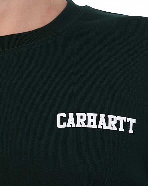 Толстовка мужская Carhartt College Script Moss Толстовка мужская Carhartt College Script Moss