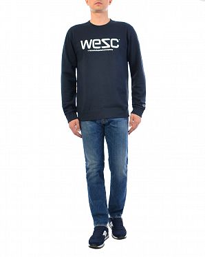 Толстовка Wesc Wesc Crewneck Sweatshirt Dark sapphire Толстовка Wesc Wesc Crewneck Sweatshirt Dark sapphire