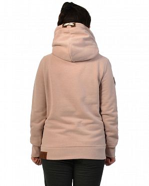 Толстовка женская с капюшоном Naketano Darth Jeck VI Mel Dusty Pink