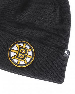 Шапка с подворотом '47 Brand NHL Boston Bruins Black Шапка с подворотом '47 Brand NHL Boston Bruins Black