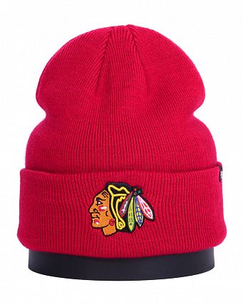 Шапка с подворотом '47 Brand NHL Chicago Blackhawks Red 2