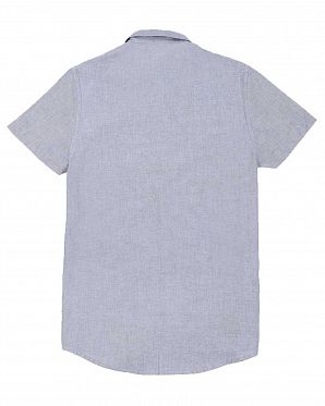 Рубашка мужская с коротким рукавом Wesc Gaber Chambray Dark Blue Рубашка мужская с коротким рукавом Wesc Gaber Chambray Dark Blue